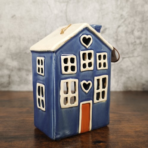 Village pottery tealight - pottery,