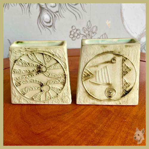 Pair carn pottery nancledra - pair,