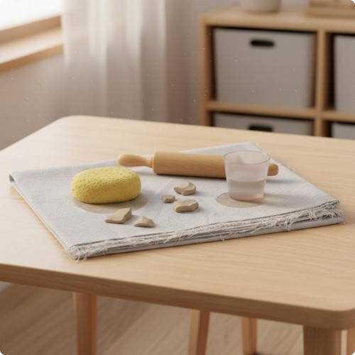 Pottery linen mat absorbent - mat,